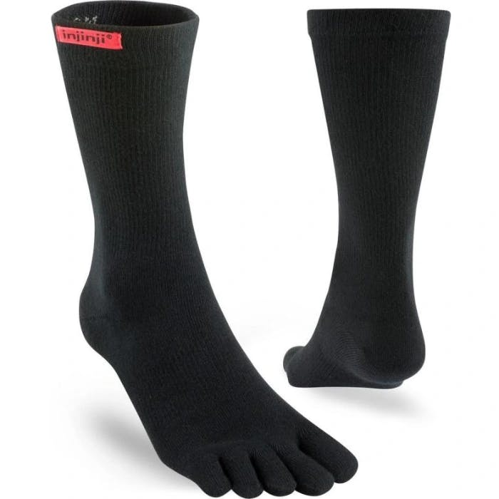 Injinji Sport Original Weight Crew Black