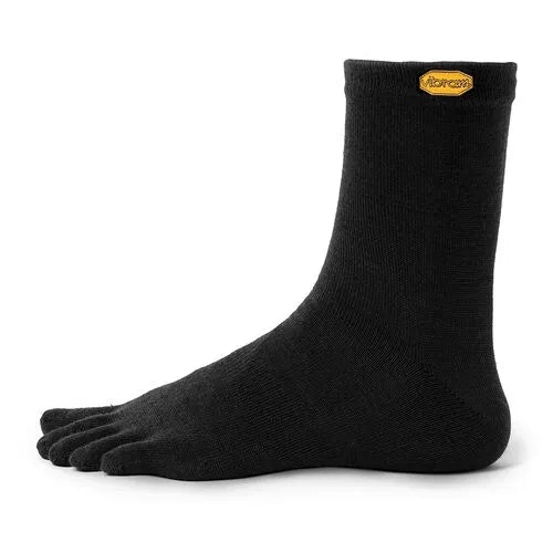 Vibram 5TOE Sock Crew Wool Black