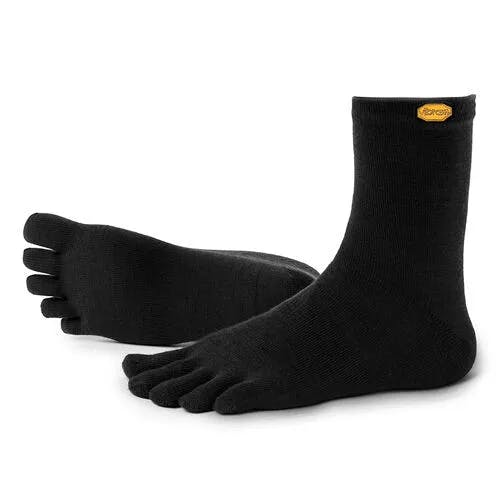 Vibram 5TOE Sock Crew Wool Black