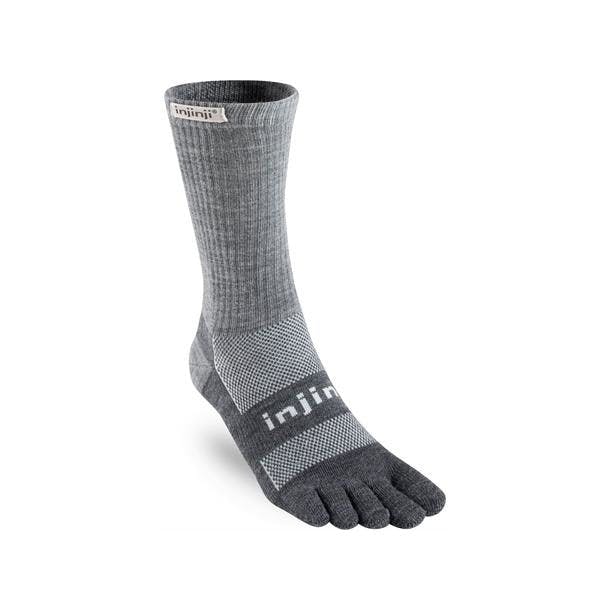 Injinji Outdoor Midweight Crew Granite