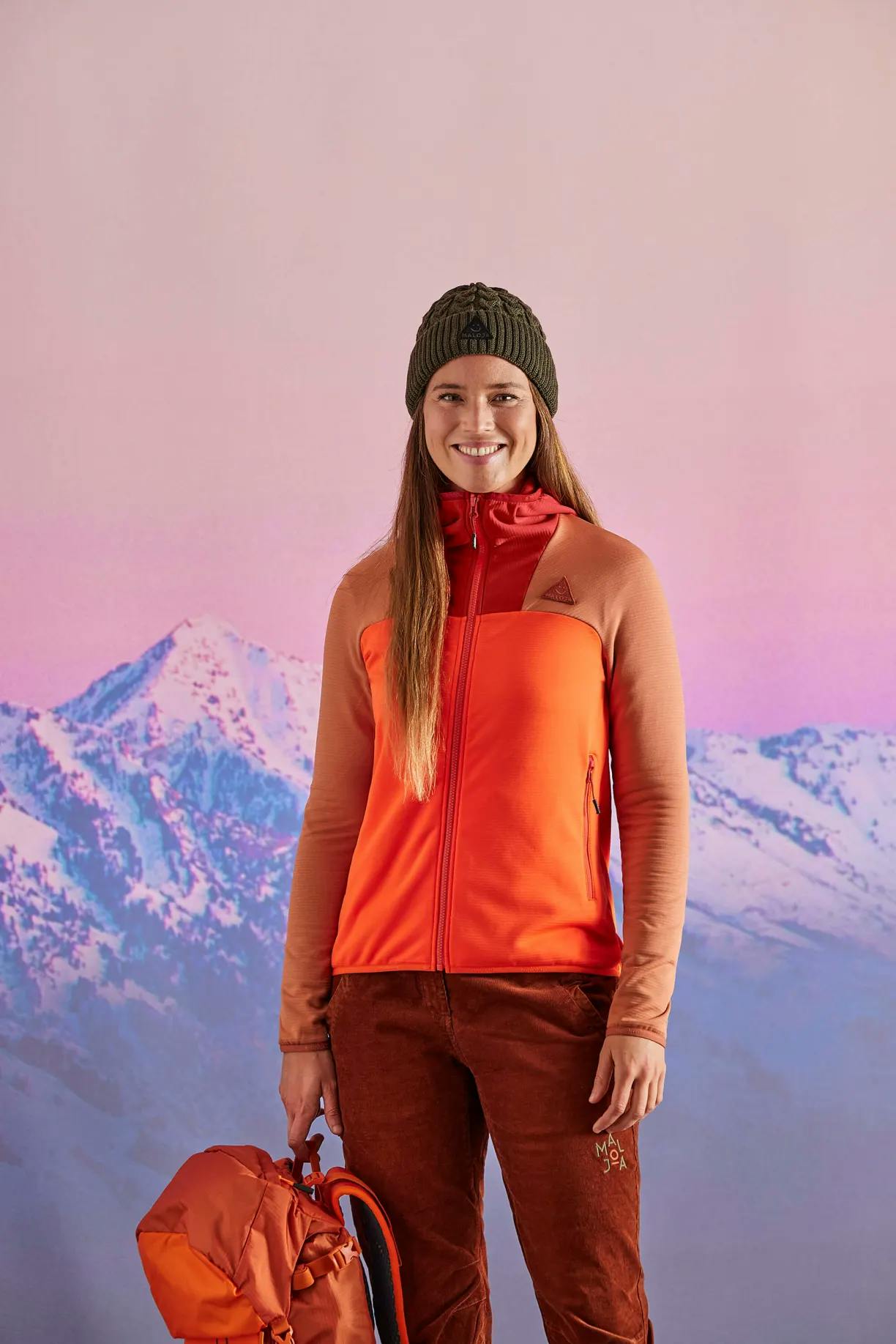 Maloja W SunflowerM Mountain Glow multi Fleecejacka