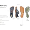 Vibram FiveFingers W KSO EVO Grey/Orange