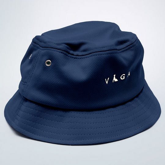 VÅGA Bucket Hat Navy/Royal Blue