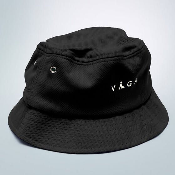 VÅGA Bucket Hat Black