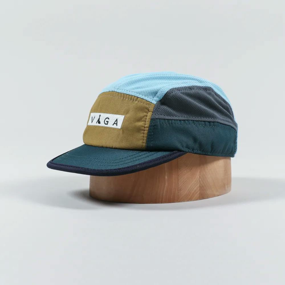 Våga Club Cap Ocean Mid Grey/Light Blue/Mustard Green