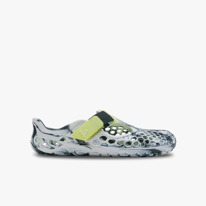VivoBarefoot Juniors Ultra Bloom Obsidian White