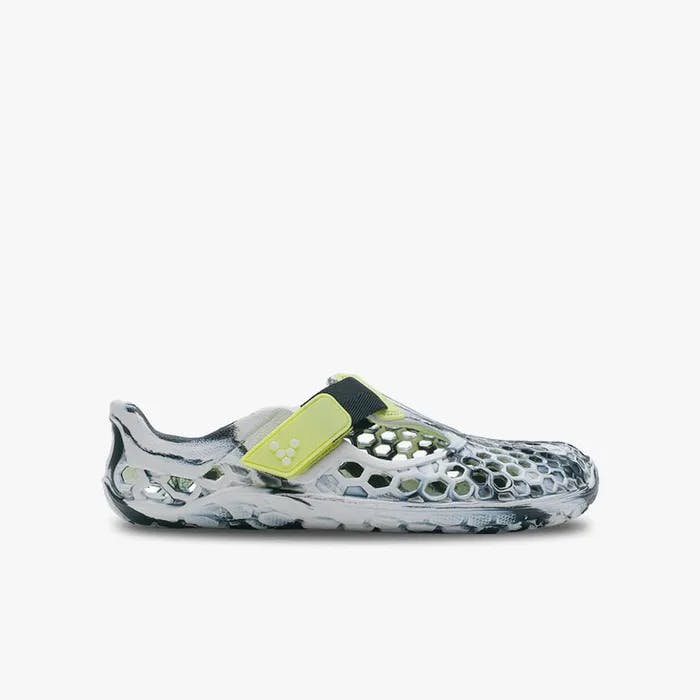 VivoBarefoot Preschool Ultra Bloom Obsidian White