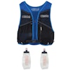 OMM TrailFire Vest + 2 x 350ml Flexi Flask Blue