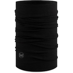 Buff Midweight Merino Wool Solid Black