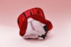 VÅGA Feather Racing Cap White/Neon Pink/Flame Red
