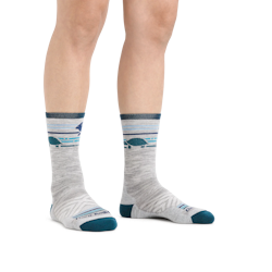 Darn Tough Women's Pacer Micro Crew Ultra-Lightweight Running Sock - Gray