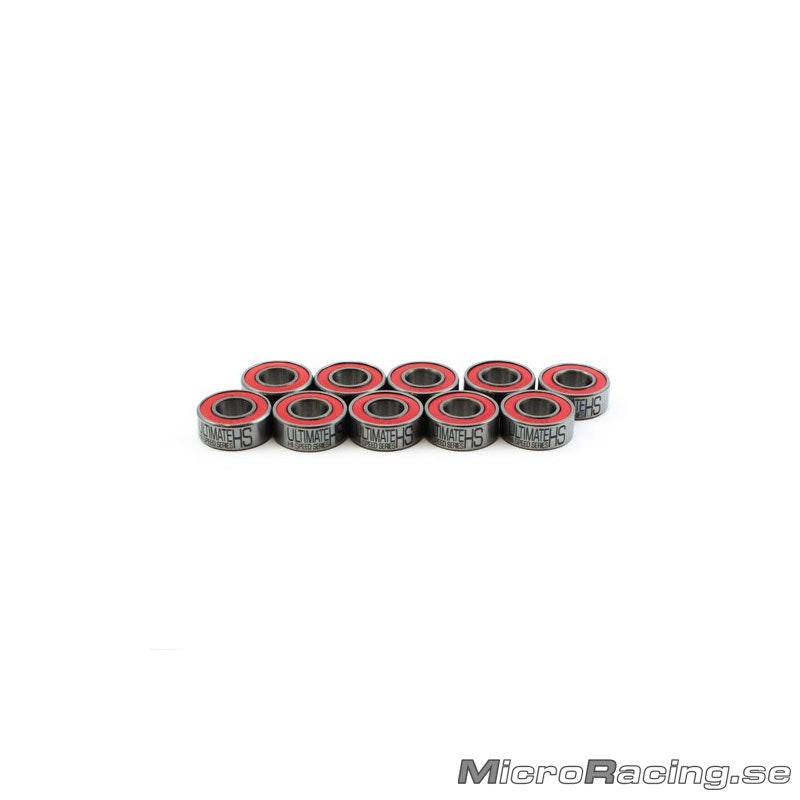 ULTIMATE RACING - 8x16x5mm "Hs" Rubber Sealed Bearing Set (10pcs)