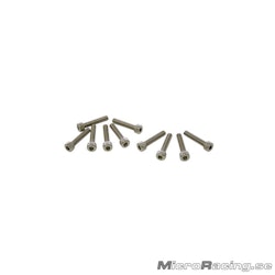 ULTIMATE RACING - M4x20mm Cap Head Screws (10pcs)