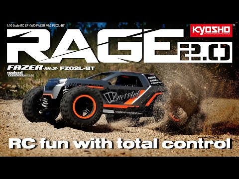 KYOSHO - Rage 2.0 4WD Fazer MK2 1/10, Red - RTR