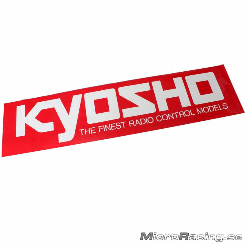 KYOSHO - Decals - Red, 200x60mm