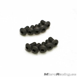 KYOSHO - M4x10mm Button Head Screws, Hex (10pcs)