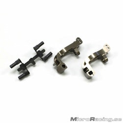 KYOSHO - Aluminum Front Hub Carrier Set, - 16 Deg - MP9/MP10