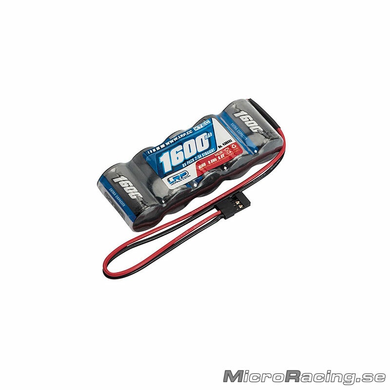 LRP - Batteri NiMH XTEC RX-pack 2/3A (6.0V/1600mAh)- Rak
