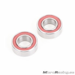 SCHUMACHER - 5x10x4mm Red Rubber Sealed Bearing (2pcs)