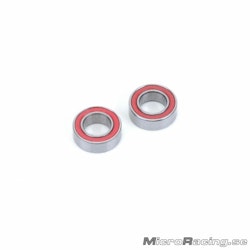 SCHUMACHER - 5x9x3mm Red Rubber Shielded Bearing (2pcs)