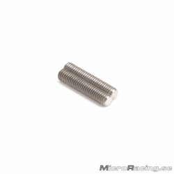 SCHUMACHER - M4x20mm Set Screws, Titan (2pcs)