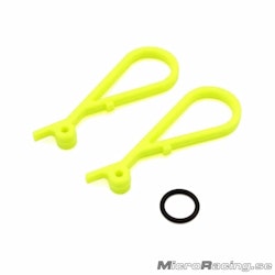 KYOSHO - Fuel Tank Handle, Fluo Yellow - MP9/MP10 (2pcs)