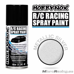 HOBBYNOX - Spray Paint -  Metallic Silver, 150ml