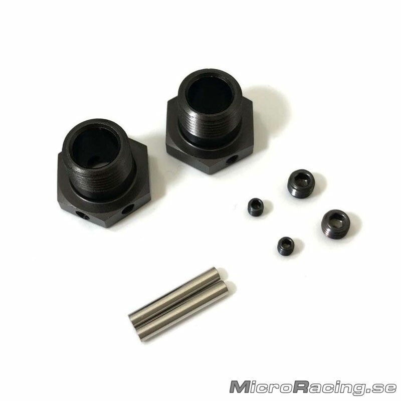 KYOSHO - Wheel Hub, Gun Metal, Narrow - MP9/MP10 (2pcs)