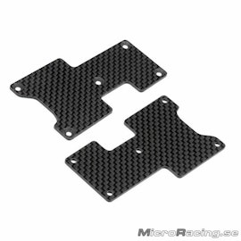 HB RACING - Woven Graphite Arm Covers, Rear - D819