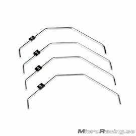 HB RACING - Front Roll Bars - 2.0, 2.2, 2.4, 2.6mm