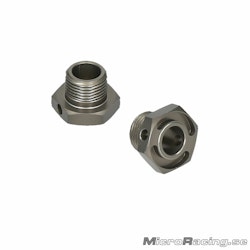 HB RACING - Lightweight Wheel Hex Hub, Narrow (2pcs)