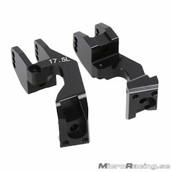 HB RACING - Caster Block Set V4, 17.5 deg.