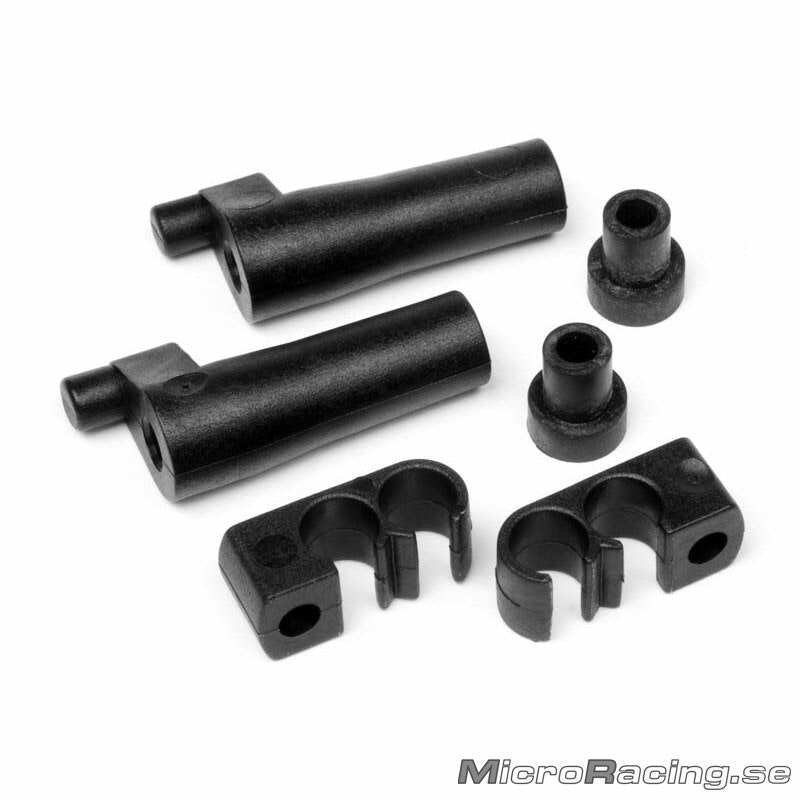 HB RACING - Fuel Tank Stand-off and Fuel Line Clips Set