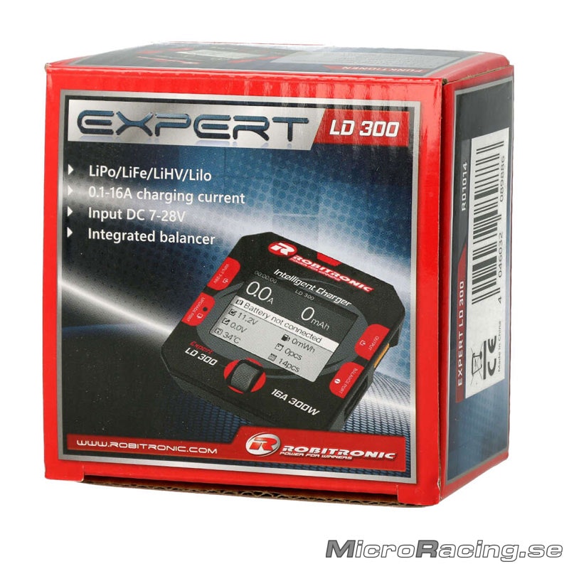 ROBITRONIC - Charger Expert LD 300, LiPo 1-6s 16A 300W DC