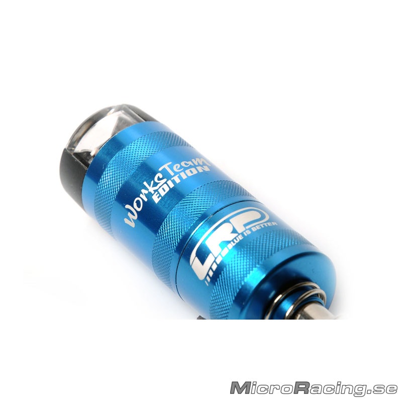 LRP - Glödare Aluminium med Voltmeter (utan batteri) - Blå