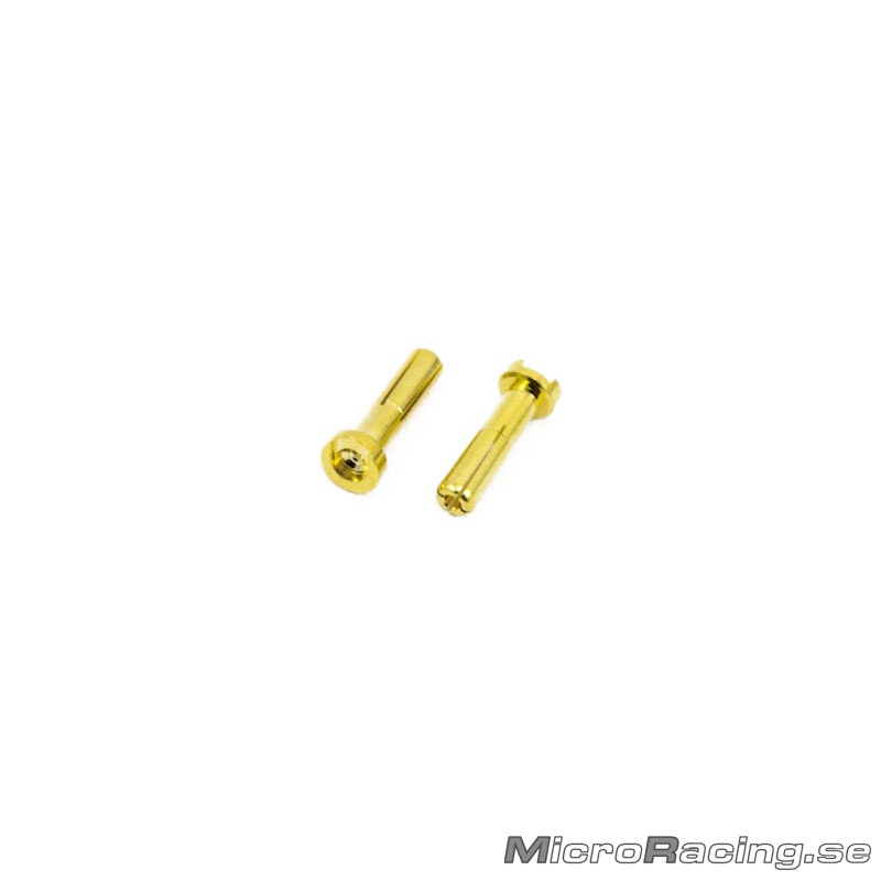 ULTIMATE RACING - 4.0mm Bullet Connector Male (2pcs)