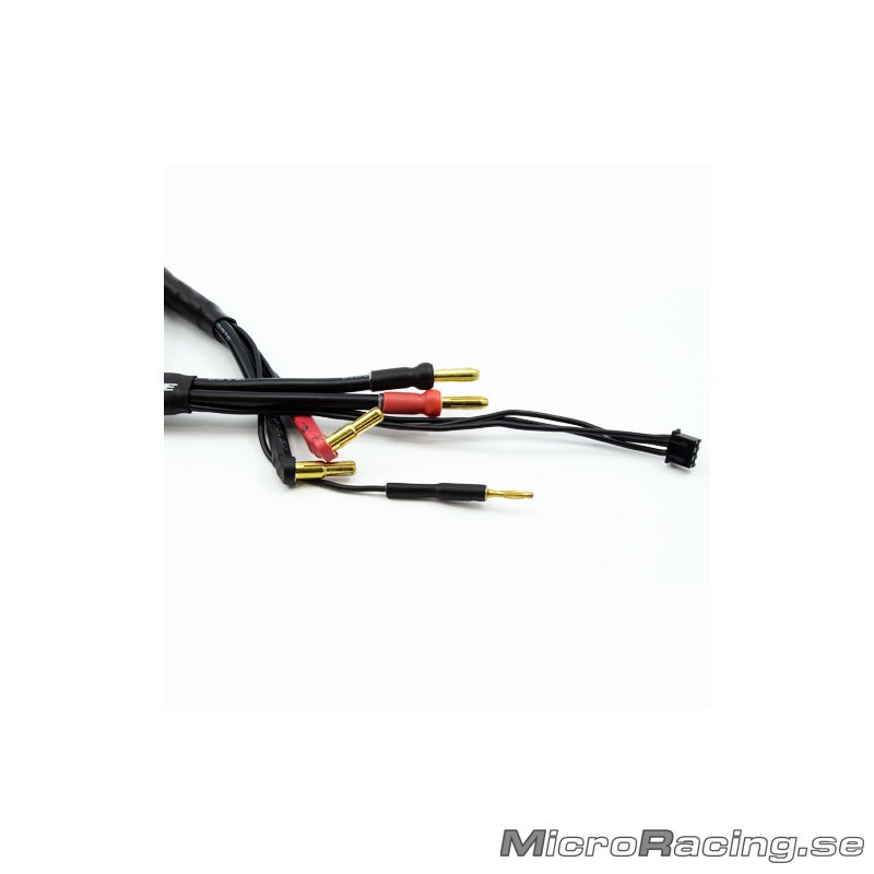 ULTIMATE RACING - 2s Charge Cable Lead W/4mm & 5mm Bullet Connector - 60cm