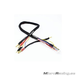 ULTIMATE RACING - 2 x 2s Charge Cable Lead W/4mm & 5mm Bullet