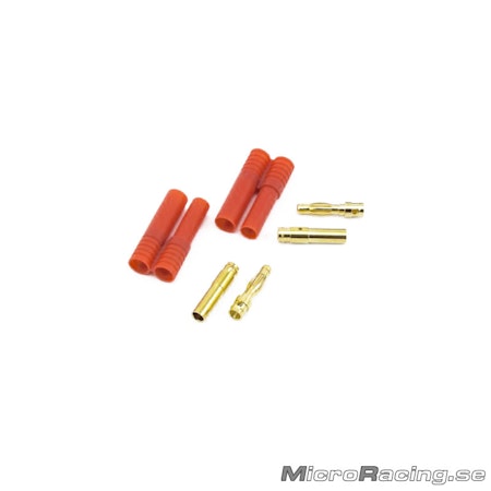 ULTIMATE RACING - 4.0mm Bullet Kontakt Male/Female (2)
