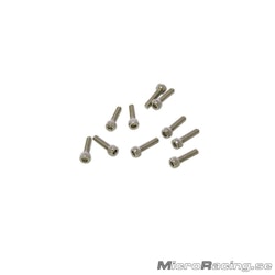 ULTIMATE RACING - M2.5x8mm Cap Head Screws (10pcs)