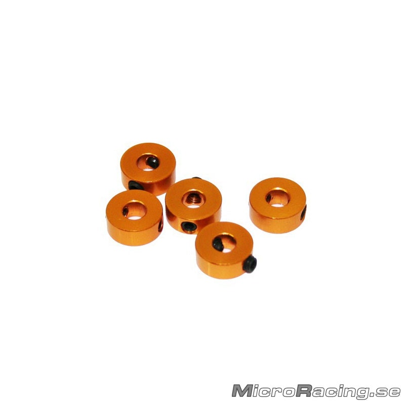 ULTIMATE RACING - M4 Stopper, Orange, Aluminum (5pcs)