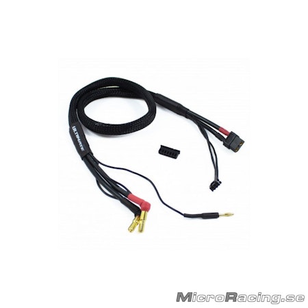 ULTIMATE RACING - 2S Charging Cable with XT60 - 60cm W/4mm and 5mm Bullet