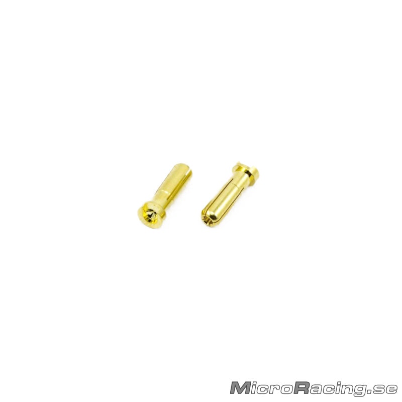 ULTIMATE RACING - 5.0mm Bullet Connector Male (2pcs)