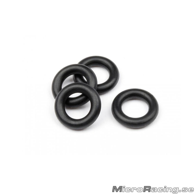 HB RACING - O-ring P5, Black (4pcs)