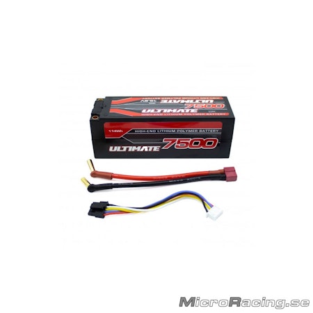 ULTIMATE - Graphene HV LiPo 4S Batteri Stick Pack 15,2V. 7500 mAh, 120C, 5mm