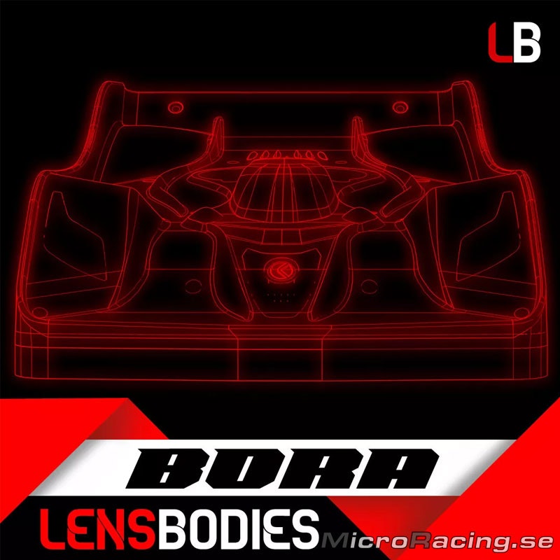 LENSBODIES - Body BORA "Light Weight", 1/8 OnRoad