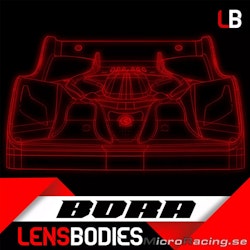 LENSBODIES - Body BORA "Light Weight", 1/8 OnRoad