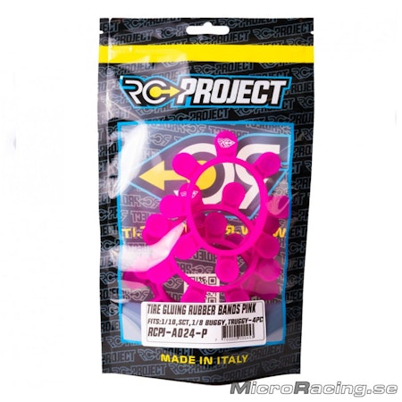 RC-PROJECT - Glue Band 1/10 & 1/8 Buggy - Pink (4)
