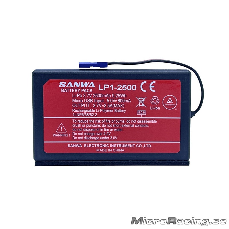 SANWA - Battery LiPo, Flat, LP1 3.7V/2500mAh (Sanwa M17)