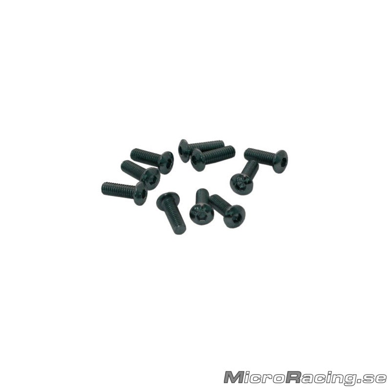 ULTIMATE RACING - M4x10mm Button Head Screws (10pcs)
